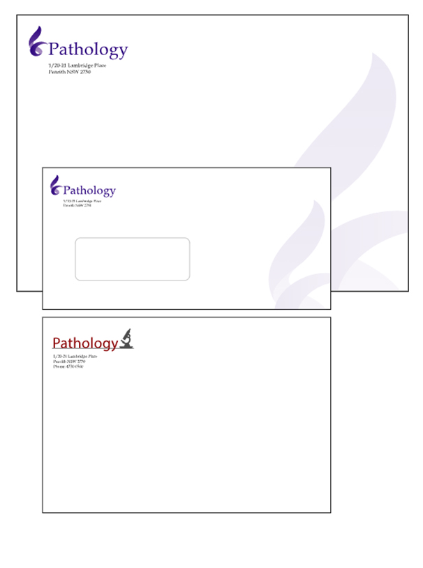 Pathalogy Report Envelope