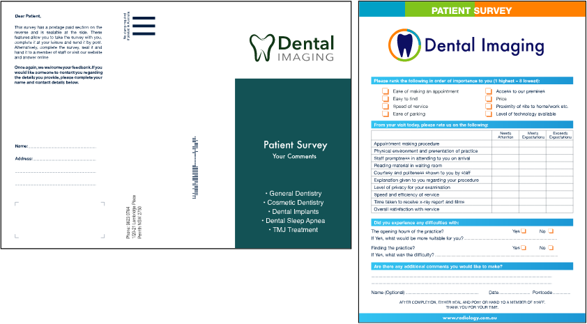 Custom Forms/Worksheets for Dental Practices