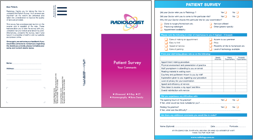 Print Custom Forms/Worksheets for Radiology Centres