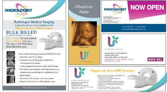 radiology marketing materials